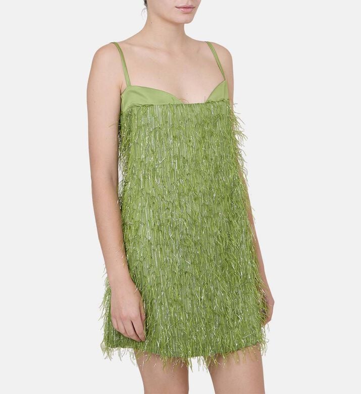 Feather Mini Dress Feather Mini Dress