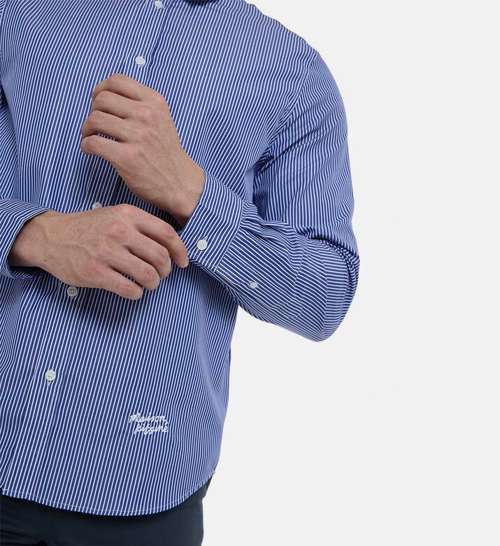 Stripe Pattern Long-sleeve Shirt