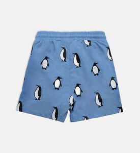Holly and Beau Penguin Changing Swim Shorts, Packshot View