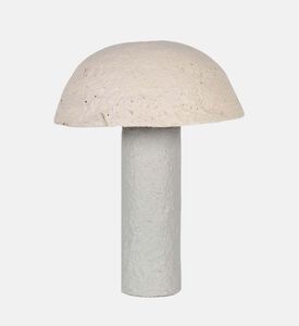 Paper Mache Mushroom Table Lamp