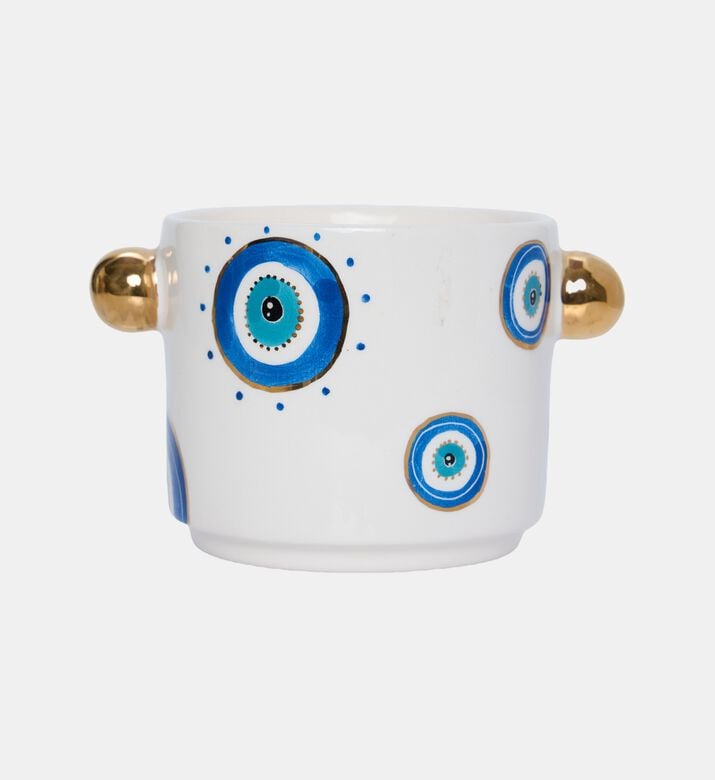 Nazar Ceramic Round Flower Pot