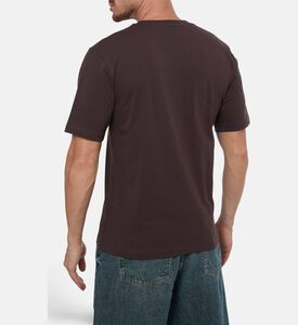 Samsoe Saotto Logo-embroidery Short-sleeve T-shirt, Black, L, Model View