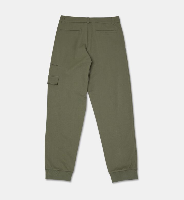 Boss Multi-pocket Regular-fit Pants, Green, 14y, Packshot View