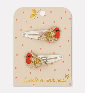 Luciole Et Petit Pois Clips Ruby Robin Pair, Packshot View
