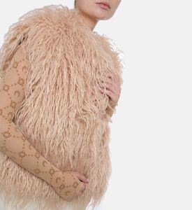 Forte-Forte Fuzzy Sleeveless Gilet, Model View