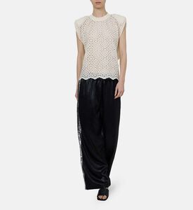 Rudy Sheer Lace Oversized Top