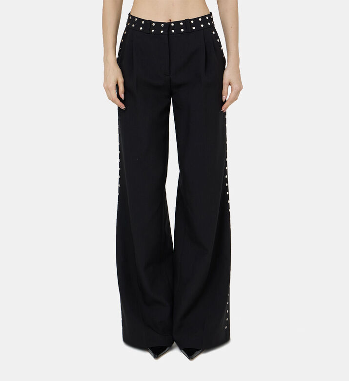 Coperni Pleated Front Wide-leg Pants, Model View