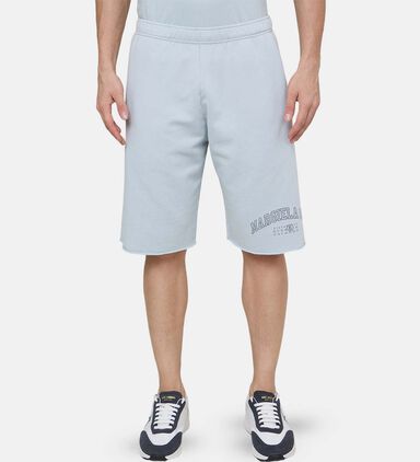 Leg Logo-print Elastic Waist Shorts