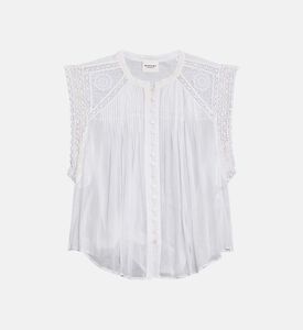 بلوزة غريسيا بدانتيل شفاف