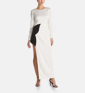Savanna Dress, White, S, Model View