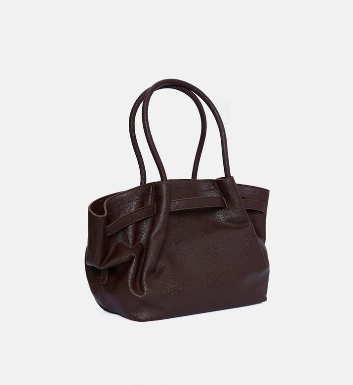 حقيبة يد هانا جلد متوسطة الحجم