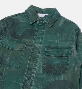 Cotton Printed Poplin Shirt