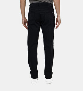 Cotton 5-pockets Slim-fit Dark Denim Pants Cotton 5-pockets Slim-fit Dark Denim Pants