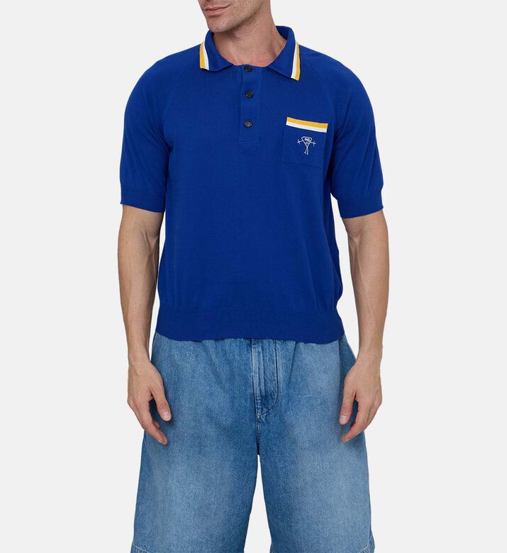 Contrast-detail Polo Shirt