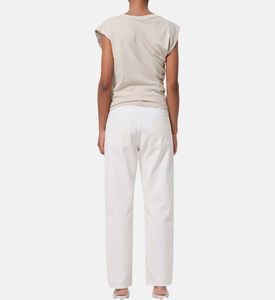 Agolde Mid Rise Straight-leg Pants, Model View