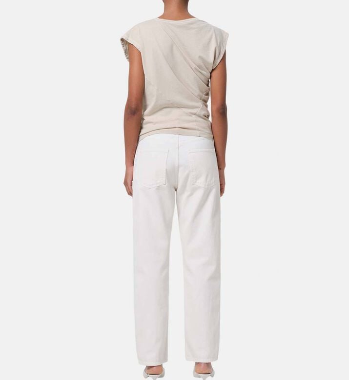 Agolde Mid Rise Straight-leg Pants, Model View