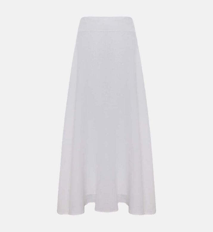 تنورة إيفلين طويلة بجيوب خارجية