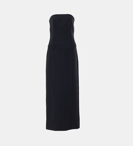 Triomphe Tailored Strapless Maxi Dress
