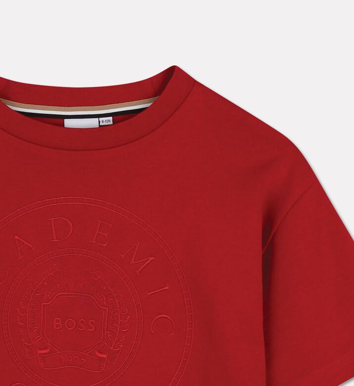 Boss Ts Bk T School, Red, 8y, Packshot View