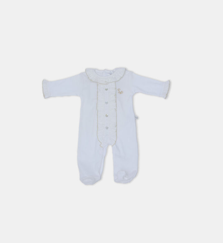 طقم هدايا لباس قطعة واحدة قطن مكشكش