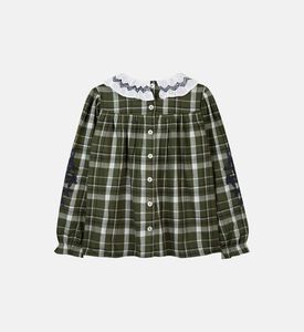 بلوزة من القطن بمربعات من جاردين ديفر