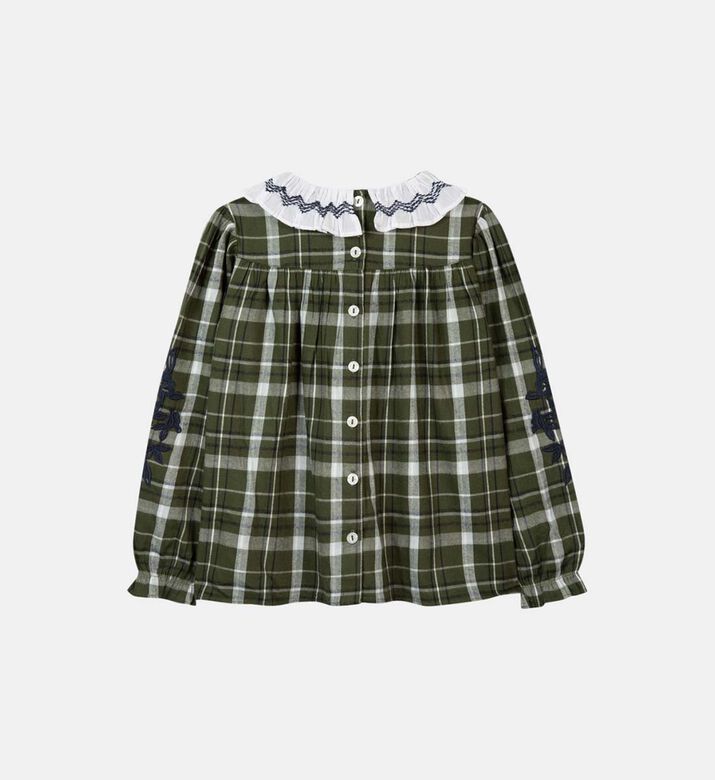 بلوزة من القطن بمربعات من جاردين ديفر