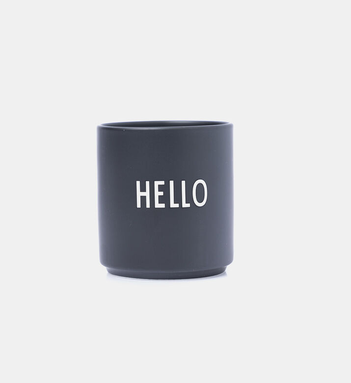 Paris Engraved Glazed Porcelain Mug 8 X 8.5 Cm