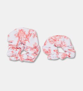 Tartine et Chocolat Printed 2-piece Scrunchies Set, Packshot View