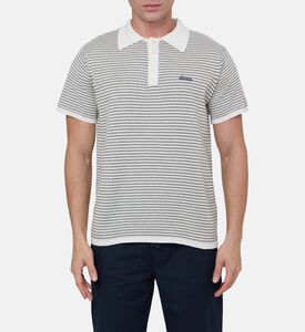 Chapu Knitted Stripes Polo Shirt