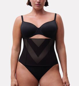 Chantelle Structured Shaping Cincher, Black, M, Model View