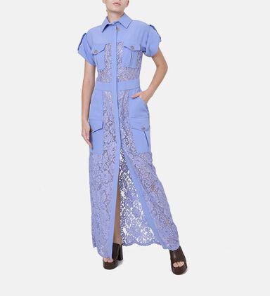 Short-sleeve Shirt Dress