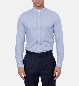 قميص بأكمام طويلة بياقة كلاسيكية