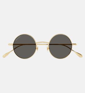 نظارة شمسية مستوحاة من الطراز الريترو بإطار دائري 44