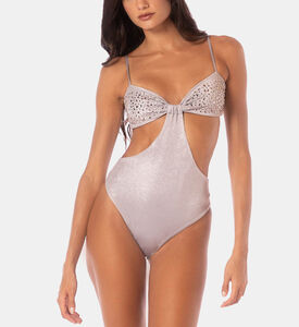 Metallic Cut-out One Piece Metallic Cut-out One Piece