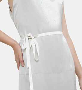 Satin Side-slit Midi Dress Satin Side-slit Midi Dress
