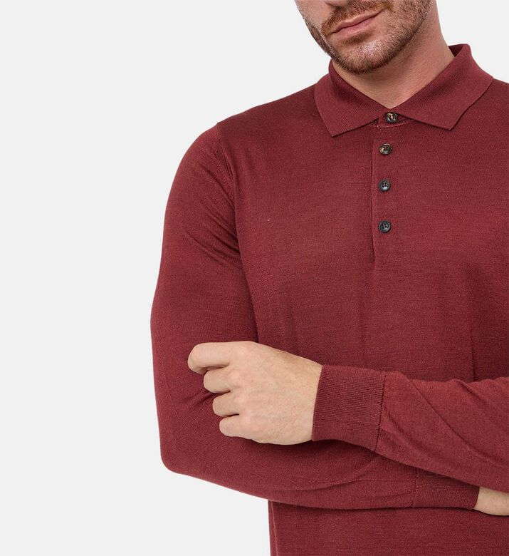 Pal Zileri Knit Tailored Polo Shirt, Model View Pal Zileri Knit Tailored Polo Shirt, Model View