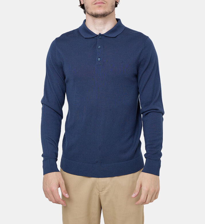 سويت شيرت بولو بصوف ميرينو