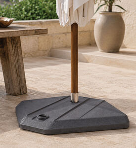Home Deco and More Dory Side Shade Base, Anthracite, 49x48x8.7-cm, Packshot View