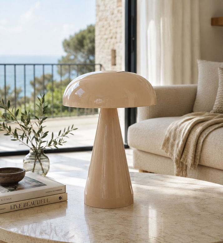 Leitmotiv Rachel Domed-shade Table Lamp, Packshot View