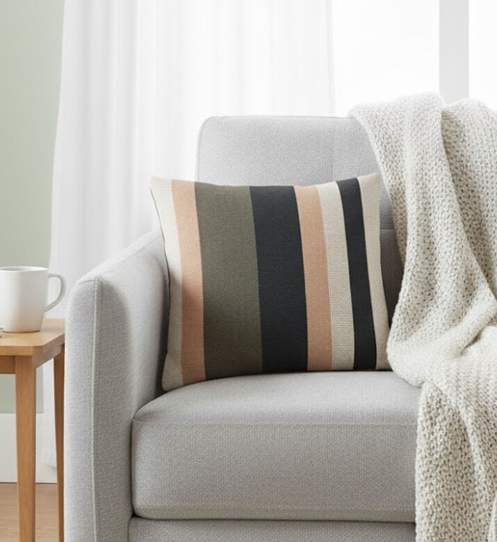 Home Deco and More Neom Printed Knife Edge Pillow, Packshot View