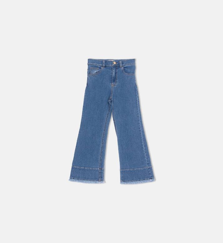 Wide-leg Denim Pants