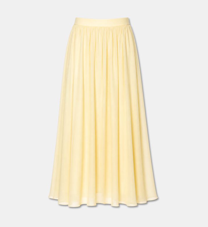 Carter and White Silk Georgette Flow Skirt, Packshot View