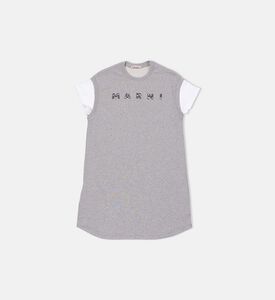 Logo Applique Dress Logo Applique Dress