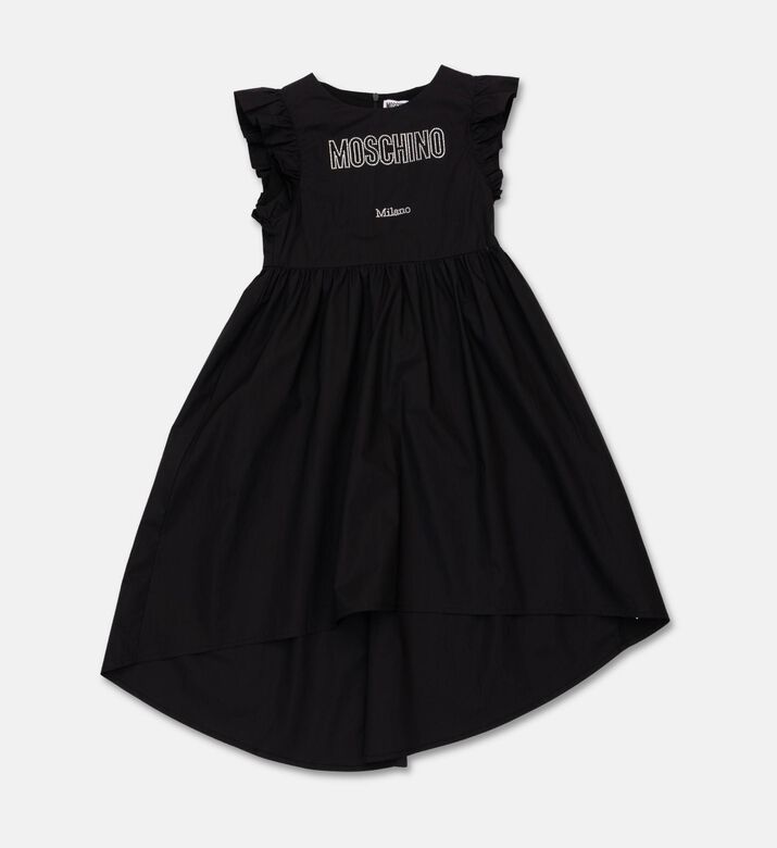 Moschino BKT Rhinestone-embellished Ruffle Sleeves Dress, Packshot View