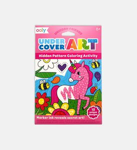 Ooly Undercover Art Hidden Pattern Unicorn Friends Coloring Activity, Packshot View
