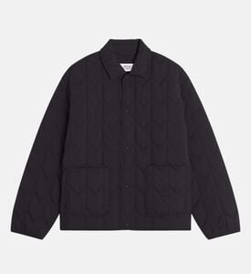 Quilted Design Long-sleeve Blouson Quilted Design Long-sleeve Blouson