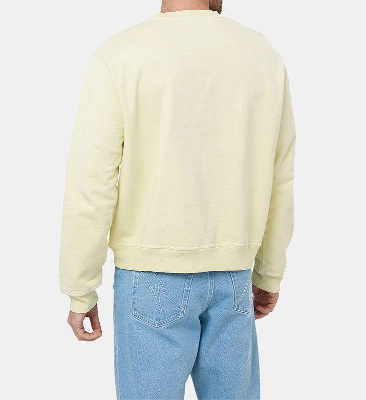 سويت شيرت ريمي مطرز بشعار