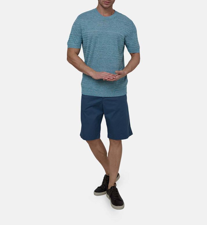 Cotton Blend Regular-fit Shorts