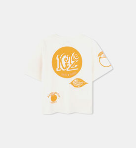 تيشيرت بأكمام قصيرة مستوحى من الفاكهة