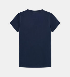 تيشيرت قطن يحمل علامة تجارية